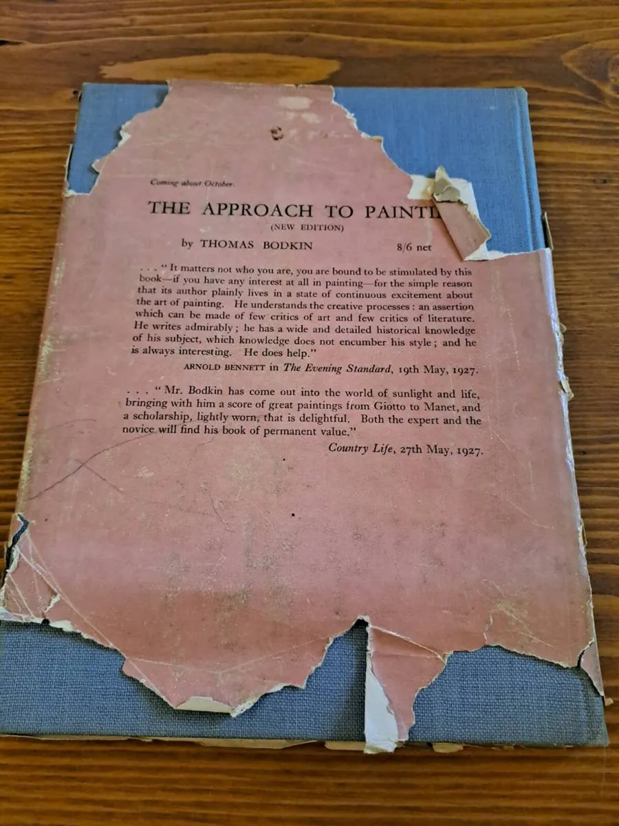 Vintage 1945 illustrated hardback art book - Image 2