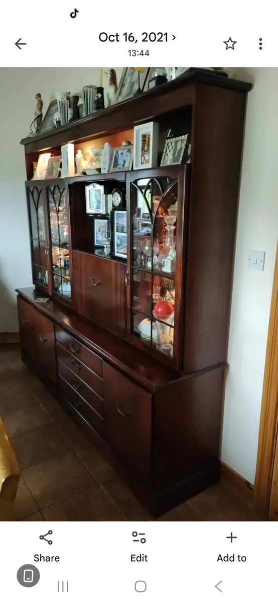 Mahogony Display Cabinet - Image 2