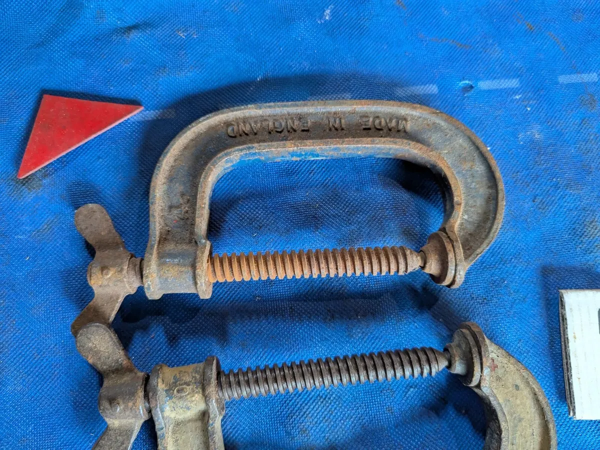 Pair of  Record 4" G Clamps - Image 2