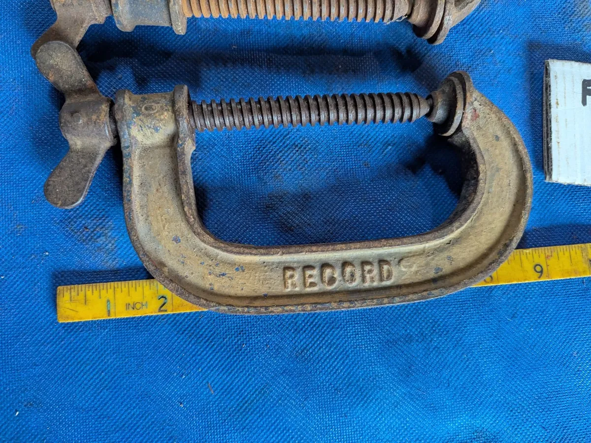 Pair of  Record 4" G Clamps - Image 3