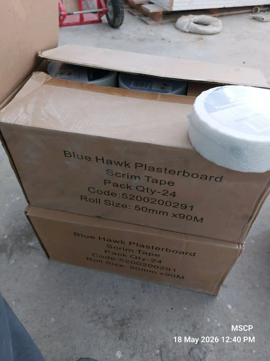 Plasterboard Scrim Tape 48mm x 90m – 46 Rolls - Image 2