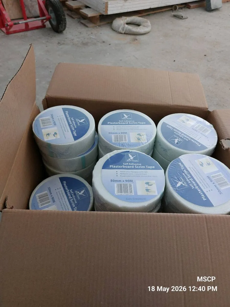 Plasterboard Scrim Tape 48mm x 90m – 46 Rolls - Image 3
