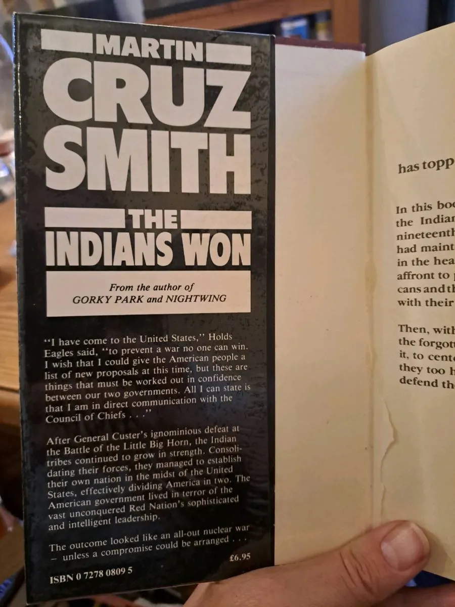 1st ed Martin Cruz Smith The Indians Won - Image 3