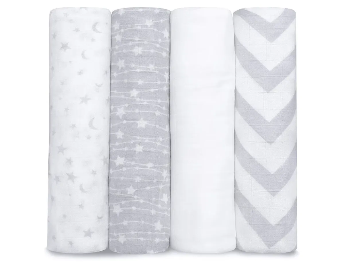 Comfy Cubs Muslin Swaddle Blankets - Image 1