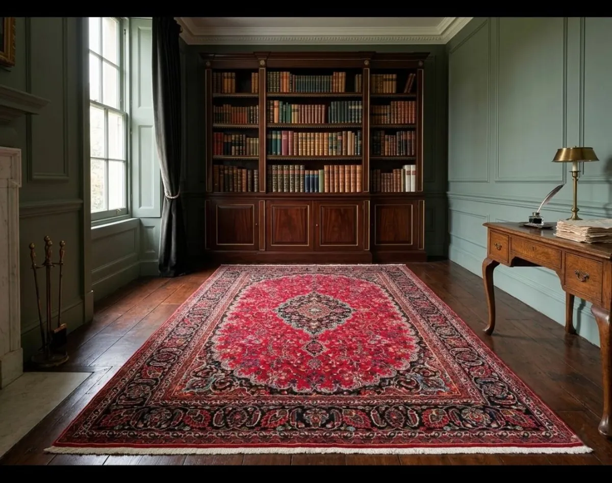 XL Stunning  12ft x 8ft Perser Mashad Rug Carpet - Image 1