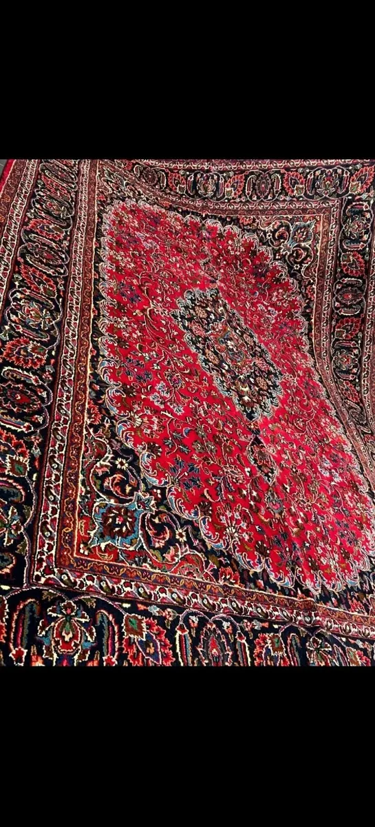 XL Stunning  12ft x 8ft Perser Mashad Rug Carpet - Image 3