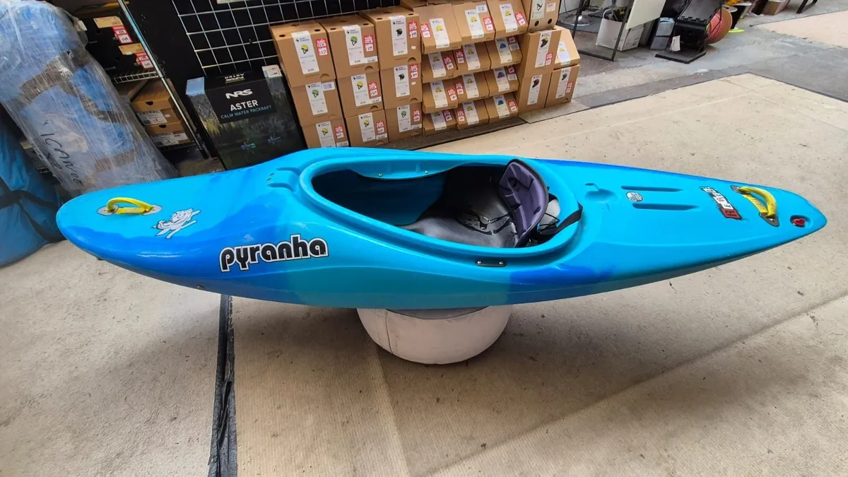 Used Pyranha Rebel kids kayak