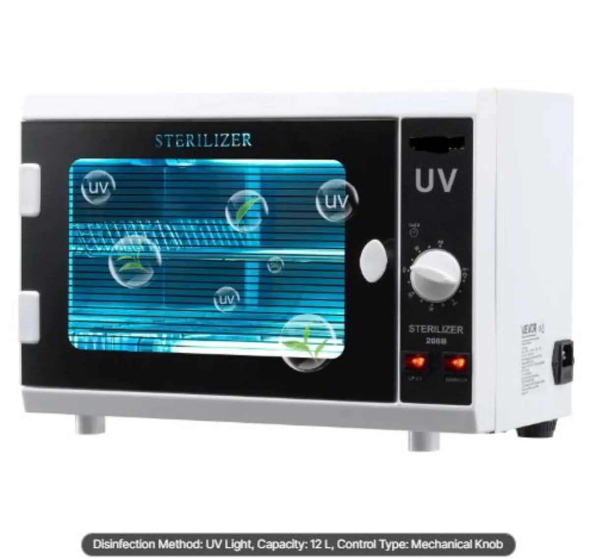 Nail Tool Cleaning Machine,12L Large Capacity,knob - Image 1