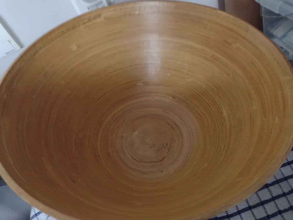Large Bamboo fruit bowl - Image 1