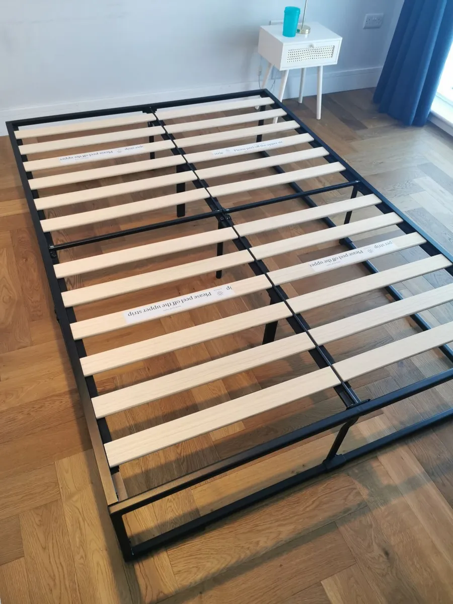 Bed Frame (Double; Metal) 136 x 190 x 36cm - Image 1