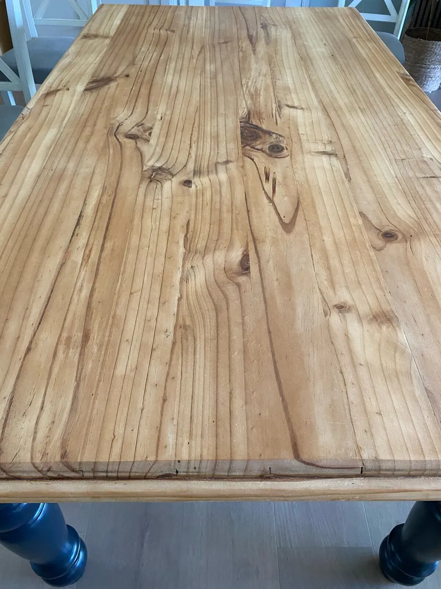 Dining Table 180cm Solid Pine fully refinished - Image 2