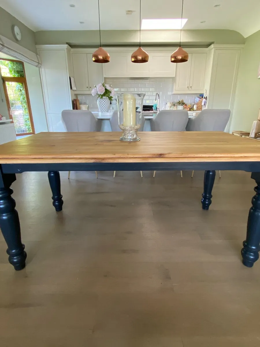 Dining Table 180cm Solid Pine fully refinished - Image 3
