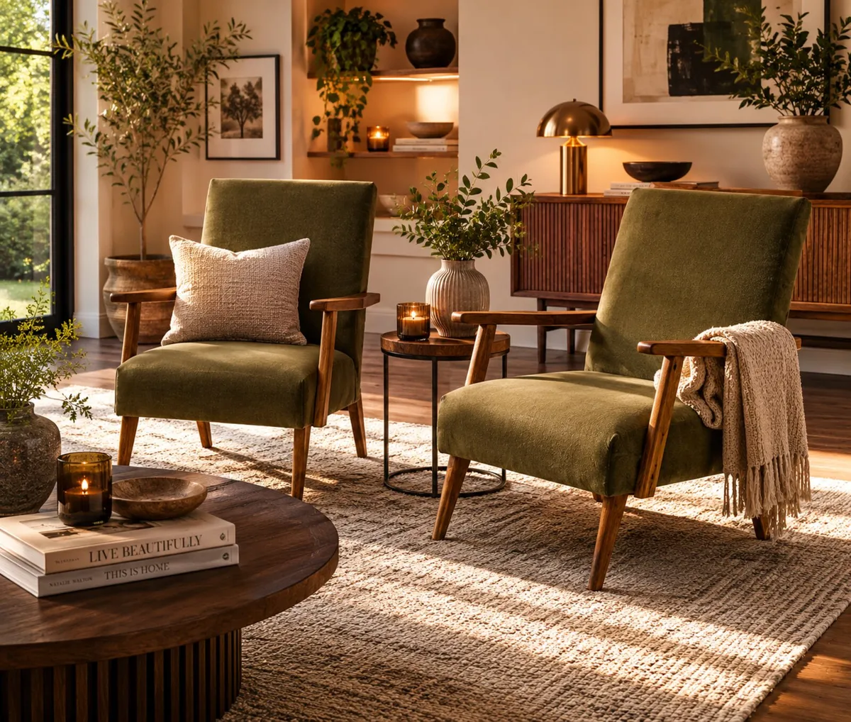 Vintage retro armchairs - Image 2