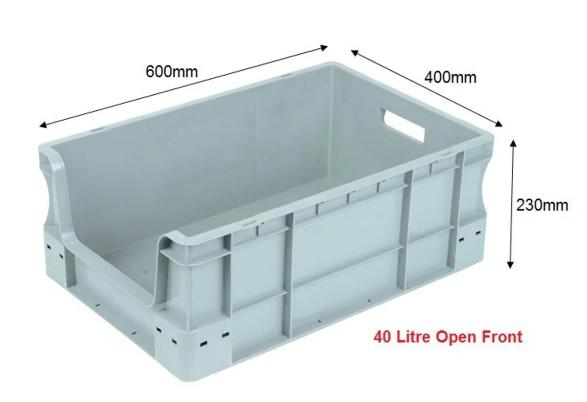 Open Front Storage Boxes New Containers - Image 4