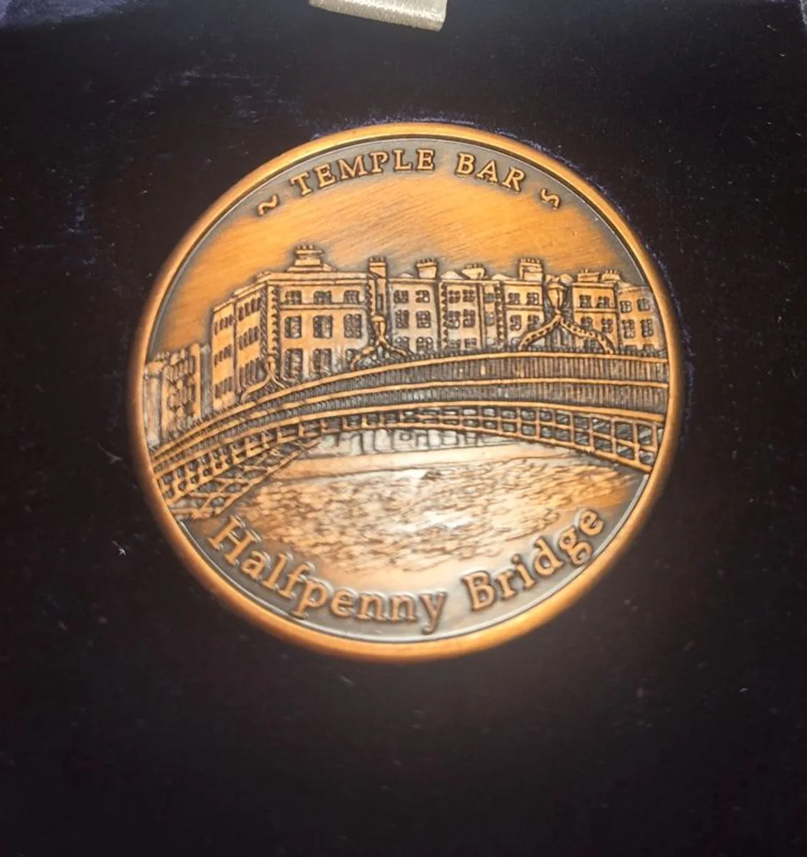 Halfpenny Bridge and Temple Bar Coin memorial - Image 1