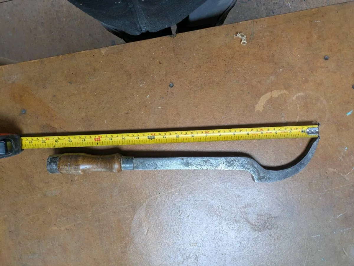 Old rare Swan neck mortice chisel - Image 4