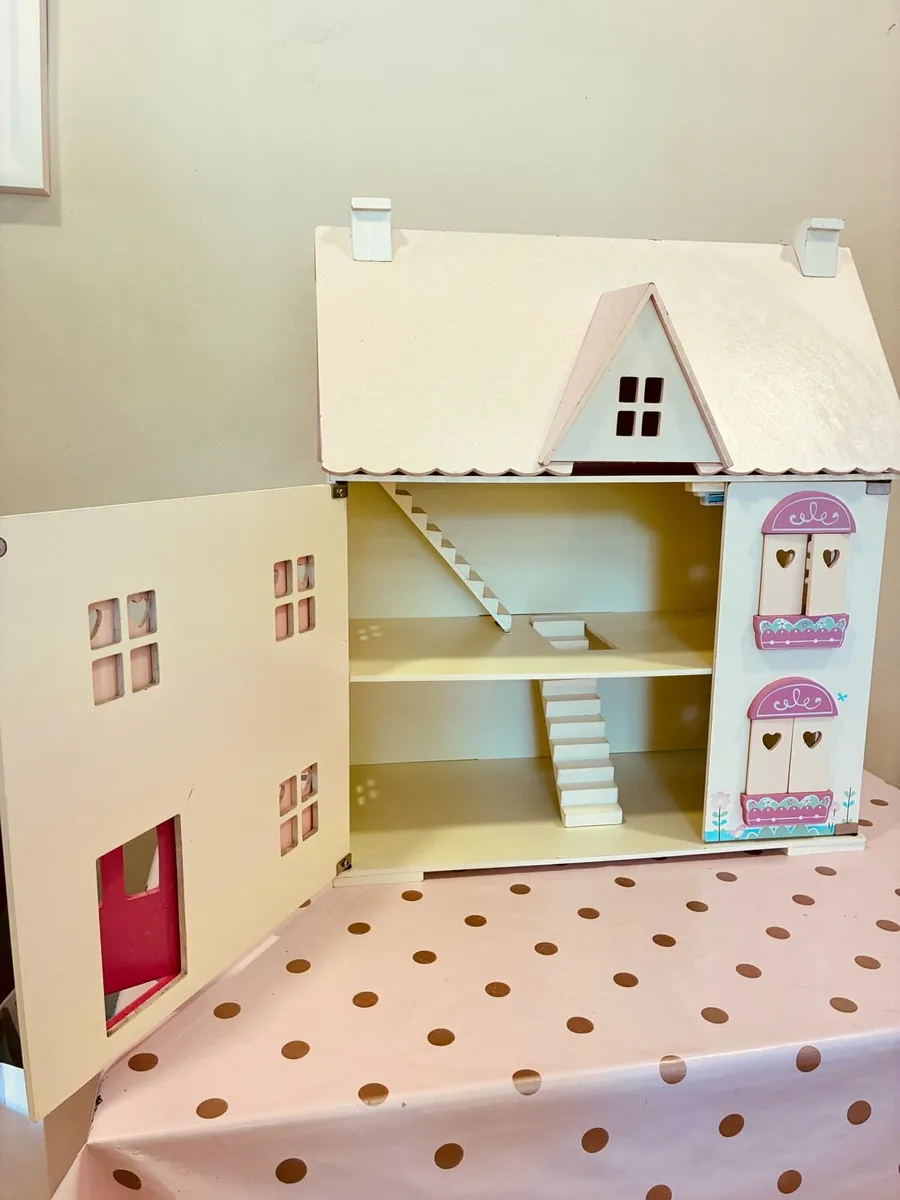 Lovely ELC Wooden Dolls House & furniture - Image 3