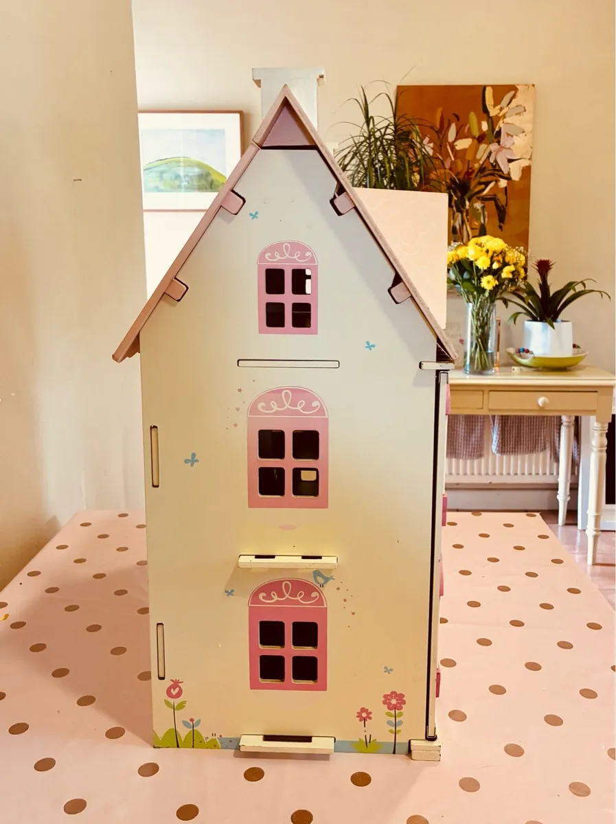 Lovely ELC Wooden Dolls House & furniture - Image 2