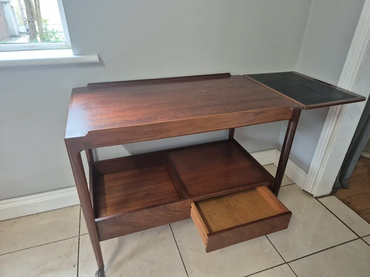 Vintage G-Plan Danish Teak Hostess Trolley - Image 3