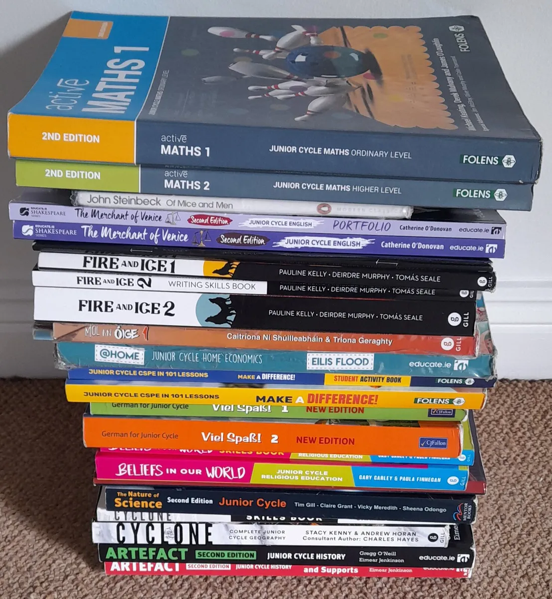 JUNIOR CYCLE SECOND HAND SCHOOL BOOKS (BUNDLE)