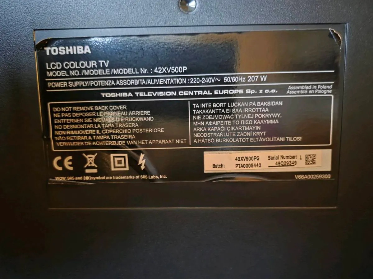 42" toshiba tv - Image 4