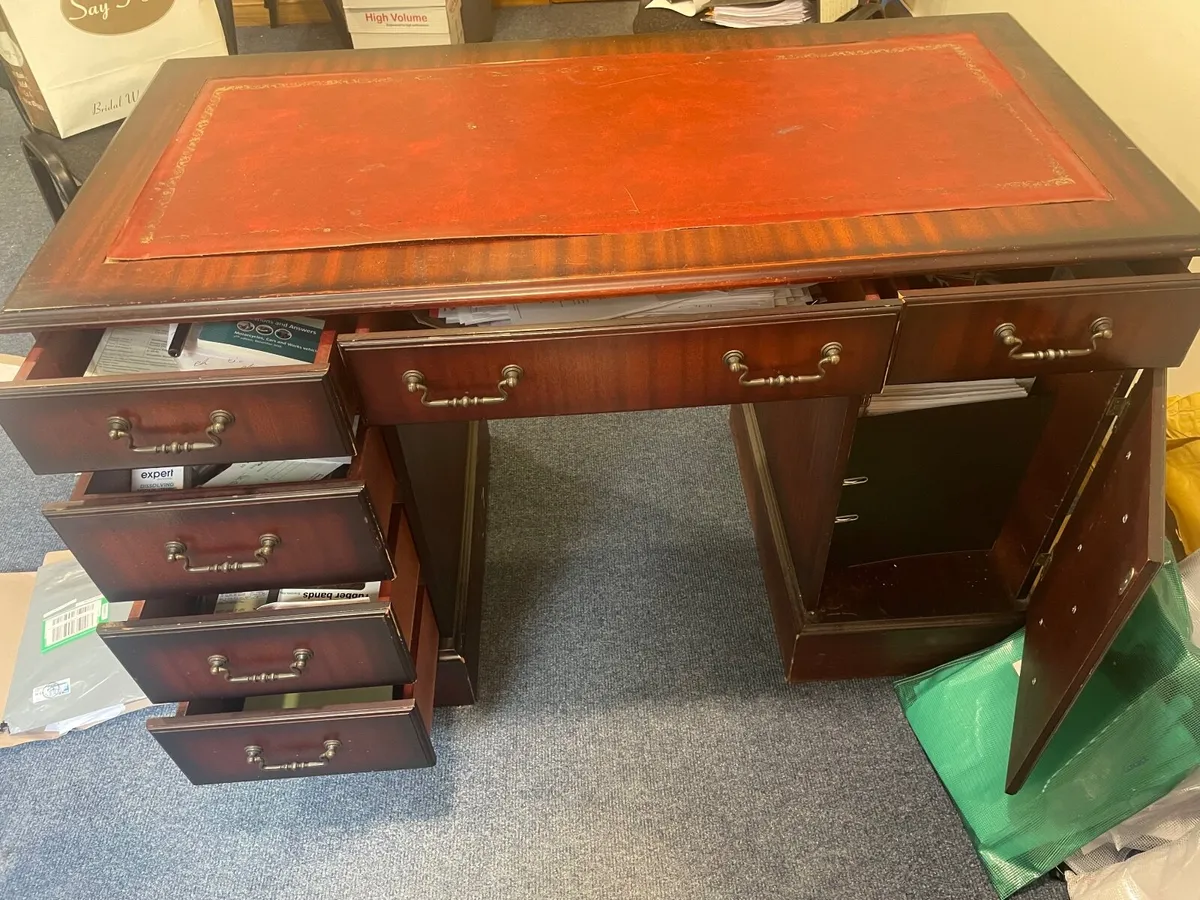 Antique Victorian style desk - Image 2
