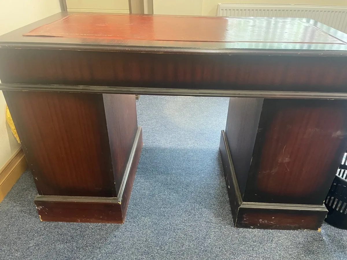 Antique Victorian style desk - Image 3