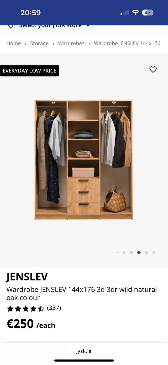 Wardrobe for sale - Image 2