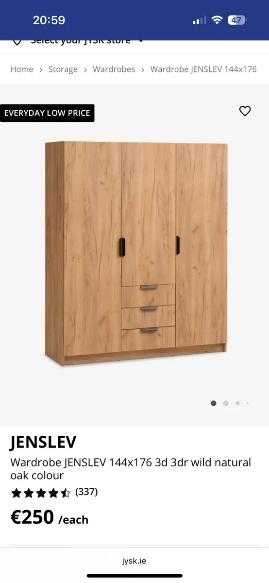 Wardrobe for sale - Image 3