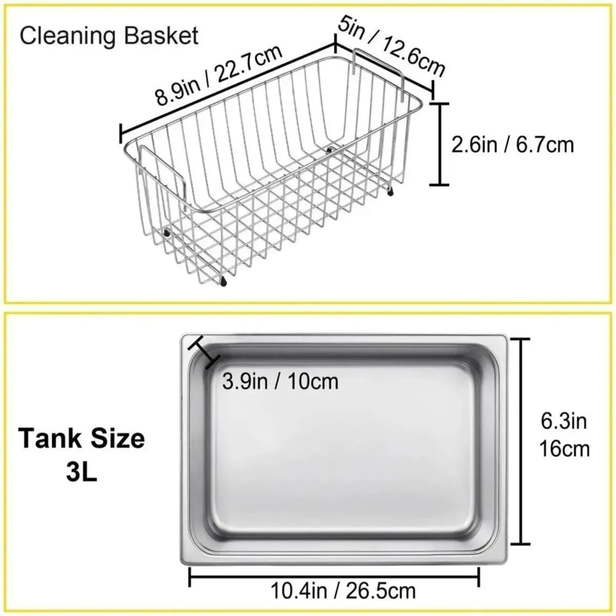 3L Ultrasonic Cleaner Digital Heater Timer - Image 4