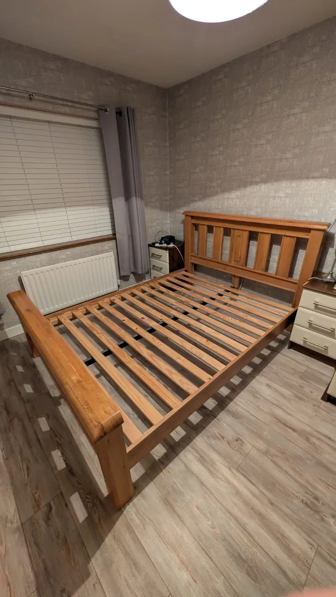 King size Oak Bed frame - Image 2