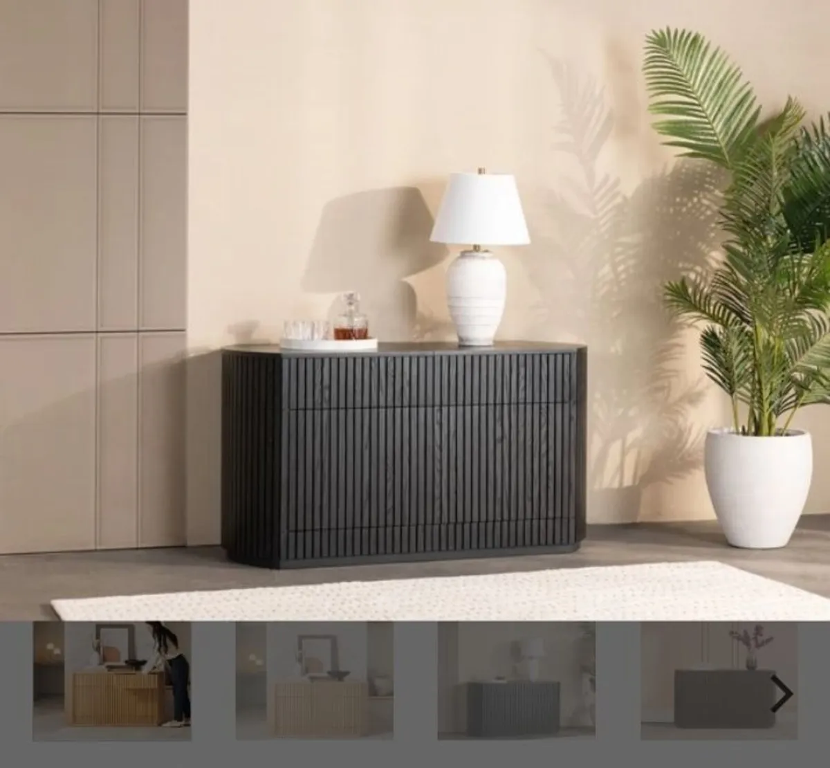 Transformer Round Sideboard Panel Storage - Image 2
