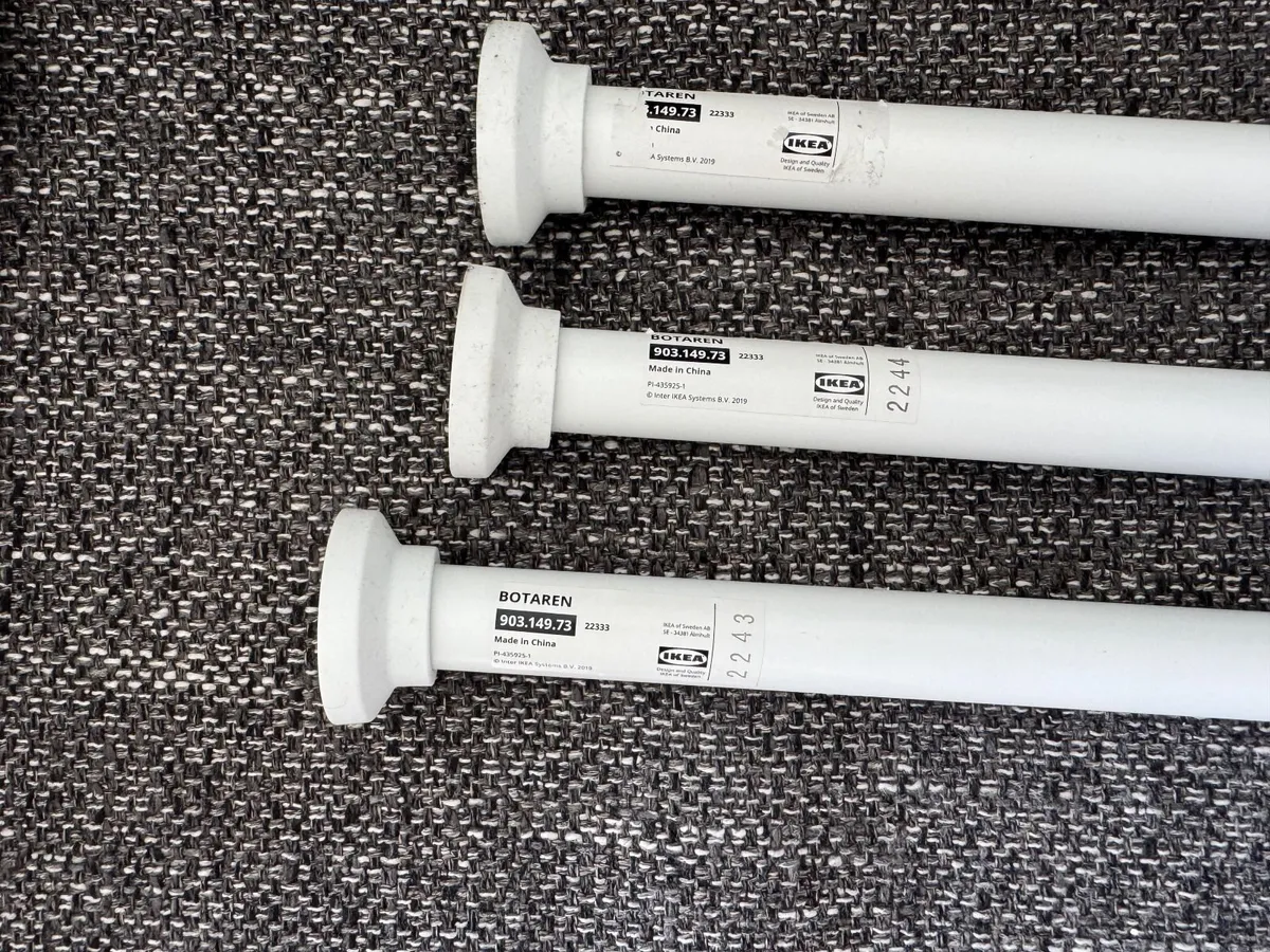IKEA BOTAREN Tension Rods x3 - Image 1