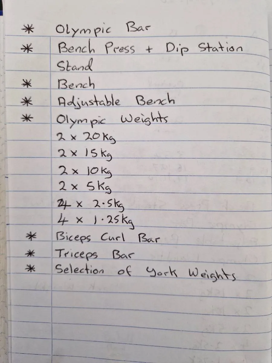 Gym Equipment - Image 1