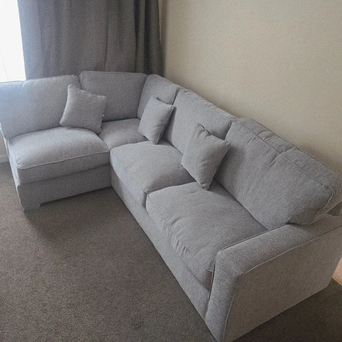 Cornor couch & Poof - Image 2
