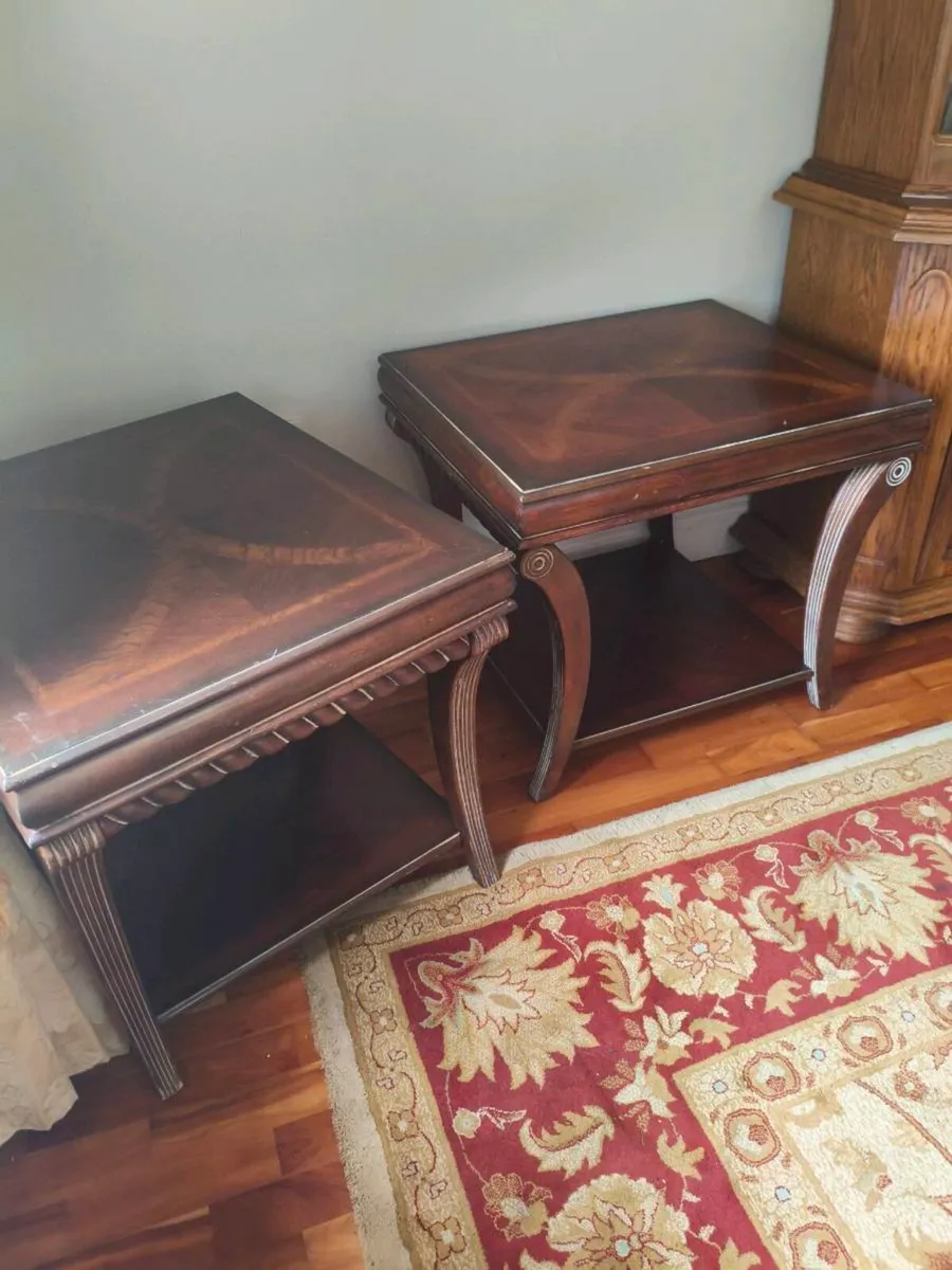Beautiful large side tables 130 for 2 - Image 3