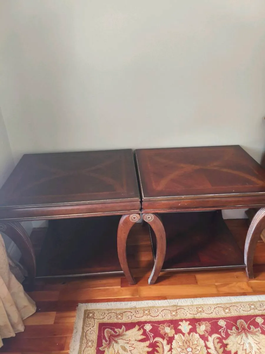 Beautiful large side tables 130 for 2 - Image 4