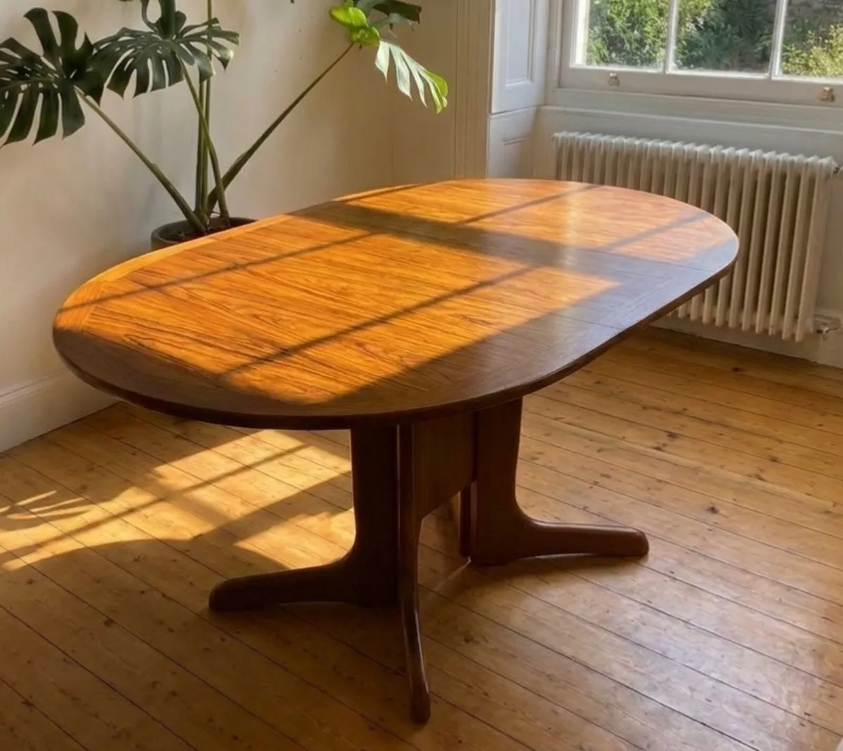 G Plan Teak Drop Leaf Dining Table & 4 Chairs - Image 2