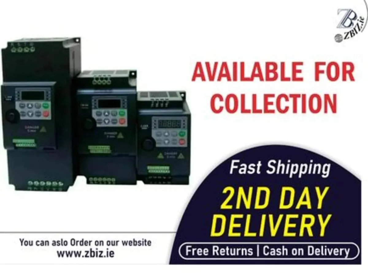 4.0 kW VFD Inverter Motor Drive 220V to 380V - Image 1