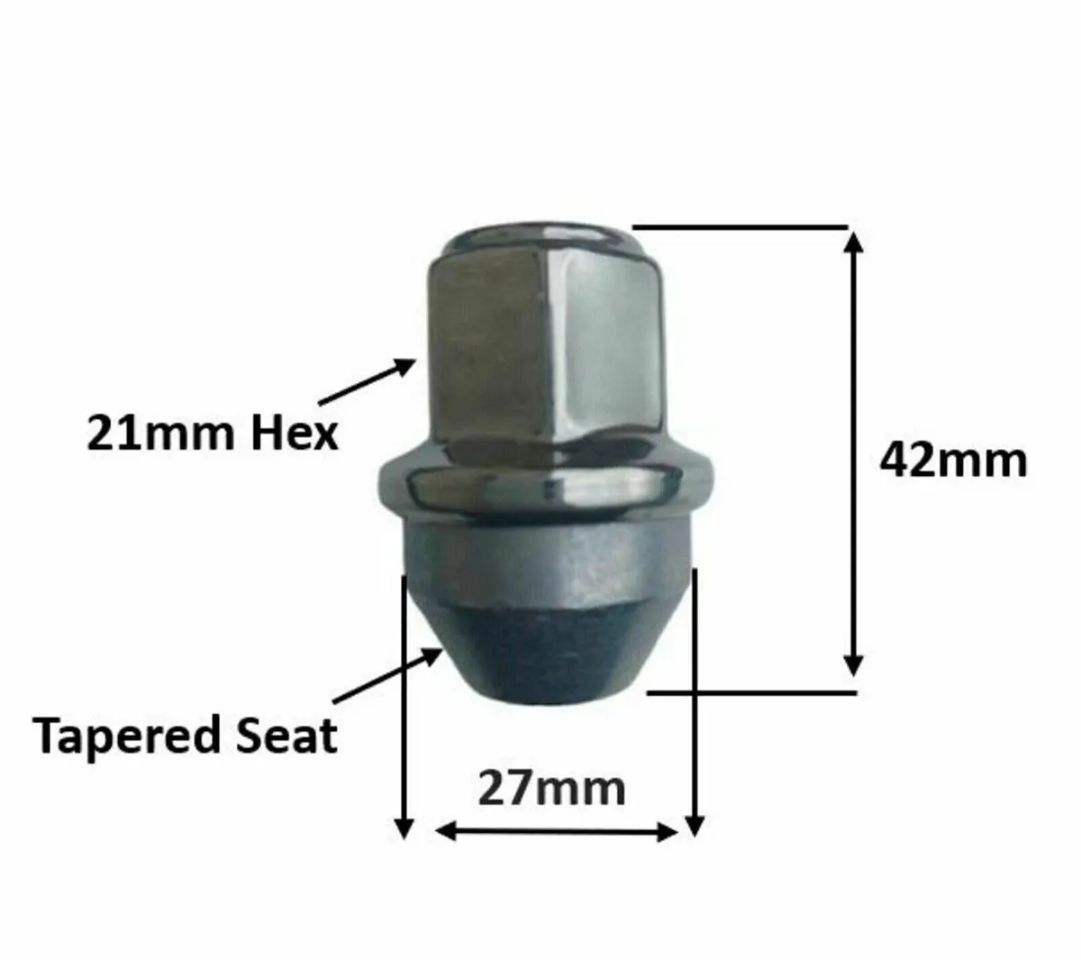 5 x NEW Ford Transit Custom Wheel Nuts - Delivery - Image 4