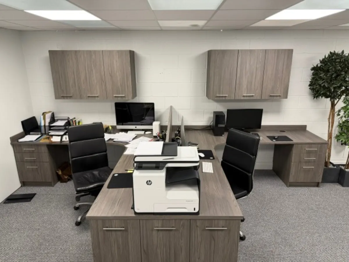 Premium Office Furniture/Desk Suite - Grey - Image 4