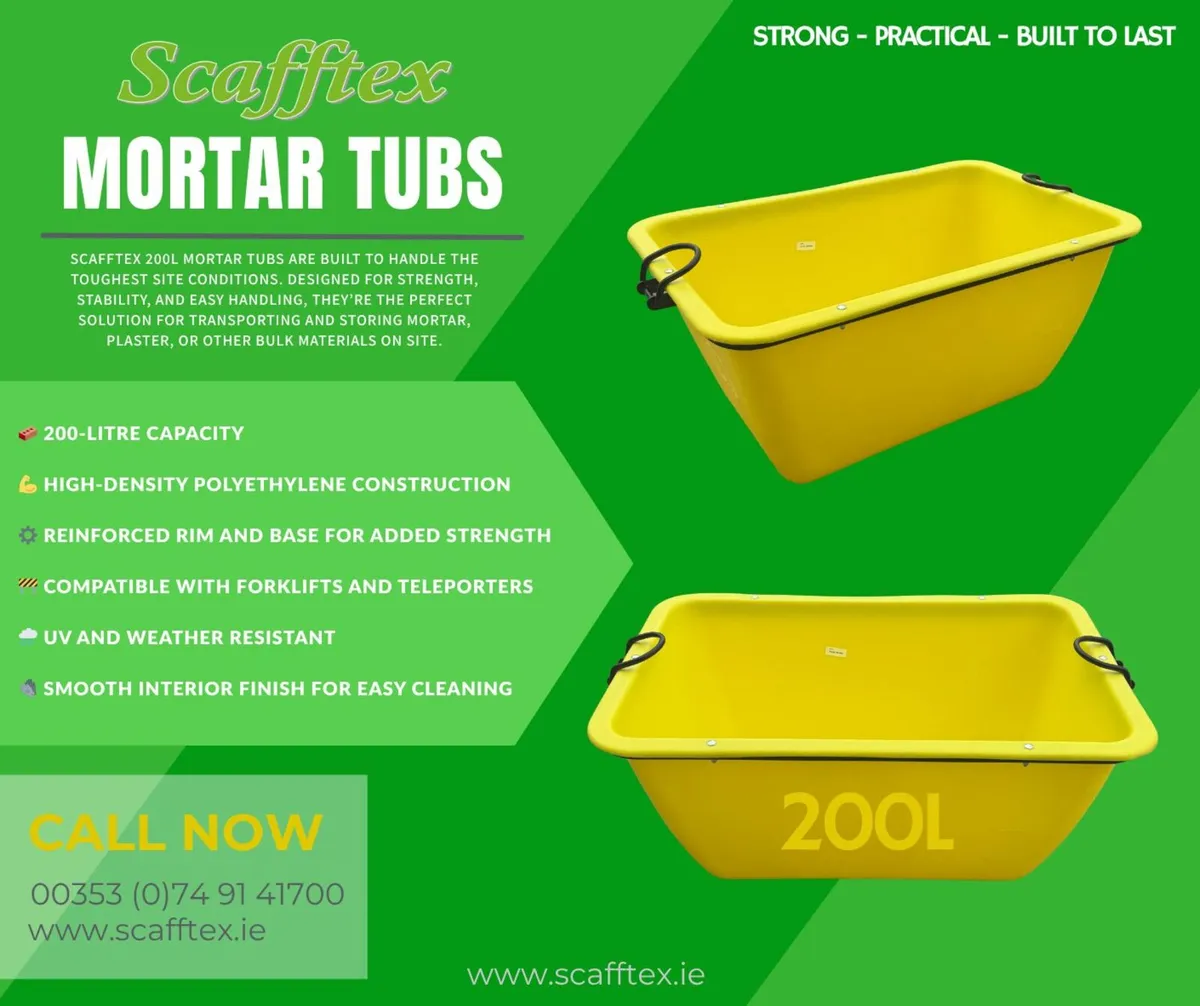 Mortar Tubs (200L) - Image 2