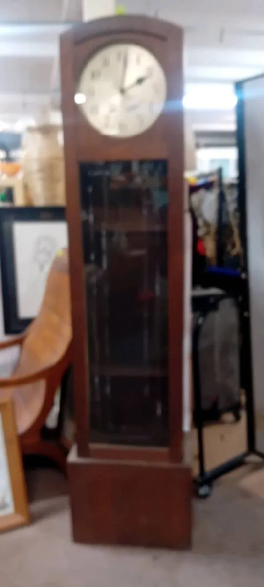 Early 20th Century Oak Grandfather Clock Case - Image 1