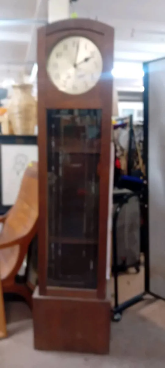 Early 20th Century Oak Grandfather Clock Case - Image 2