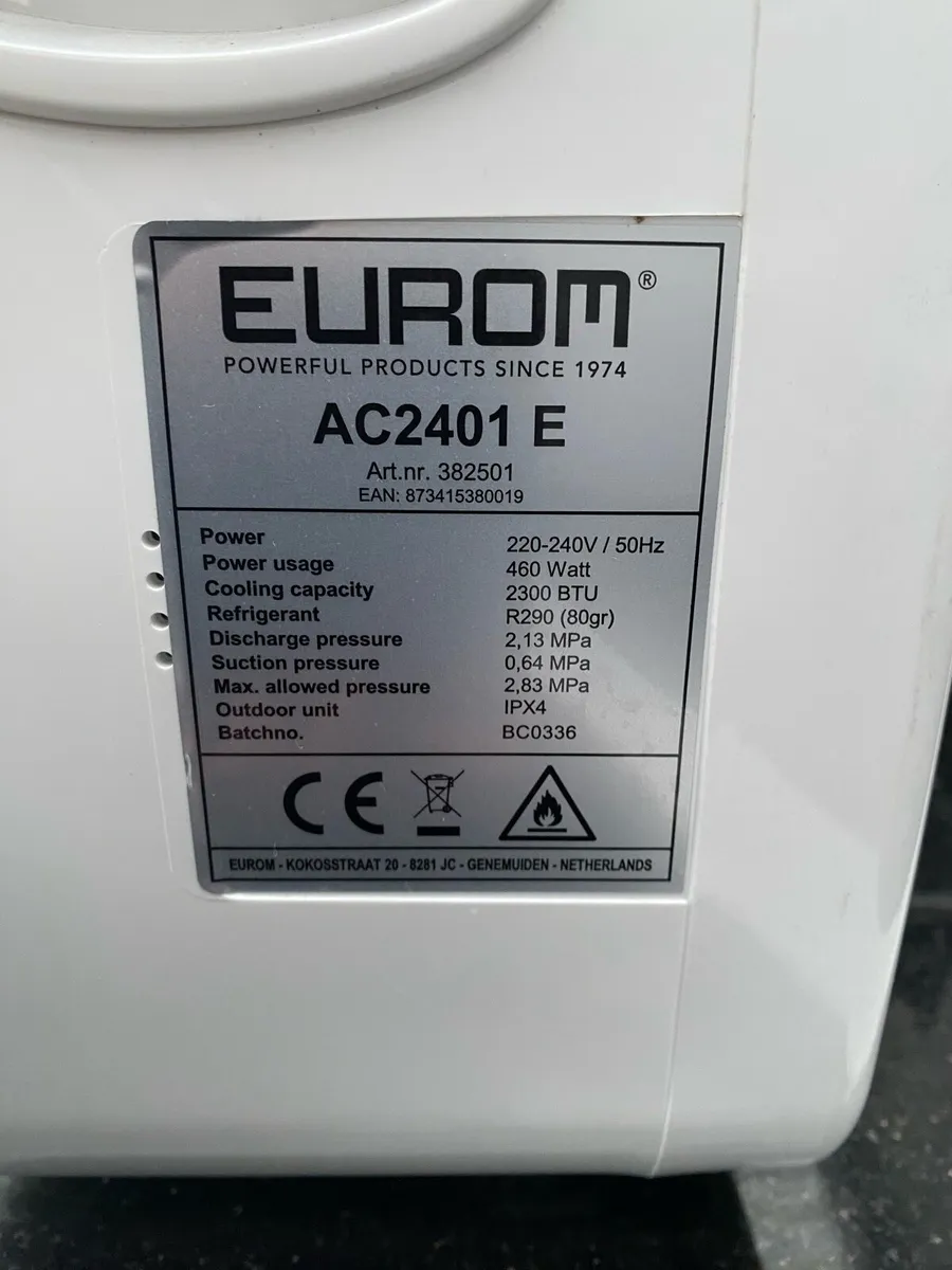 Eurom Motorhome portable Air Con - Image 2