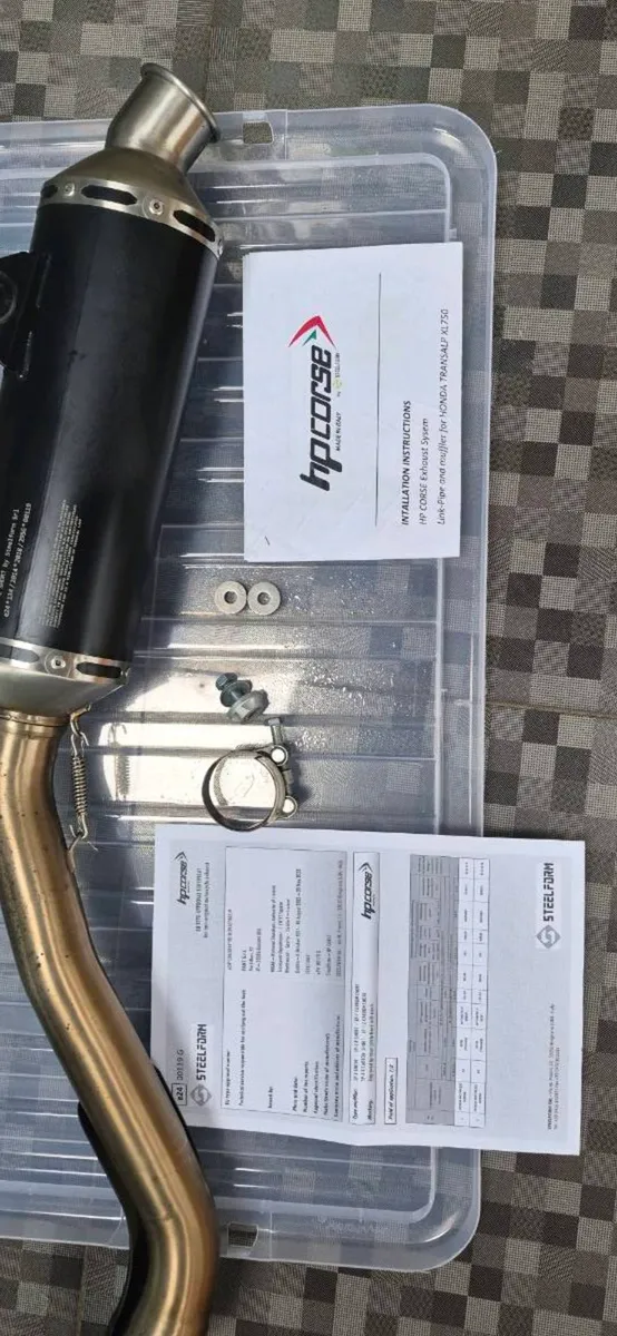 Honda transalp xl750 exhaust /seat /+ - Image 3