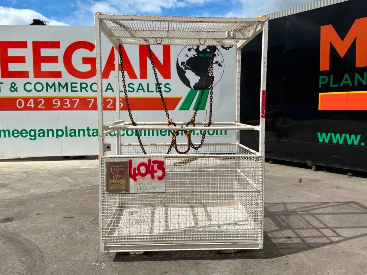 61" x 41" MAN BASKET / SAFETY CAGE.......4043-1. - Image 2