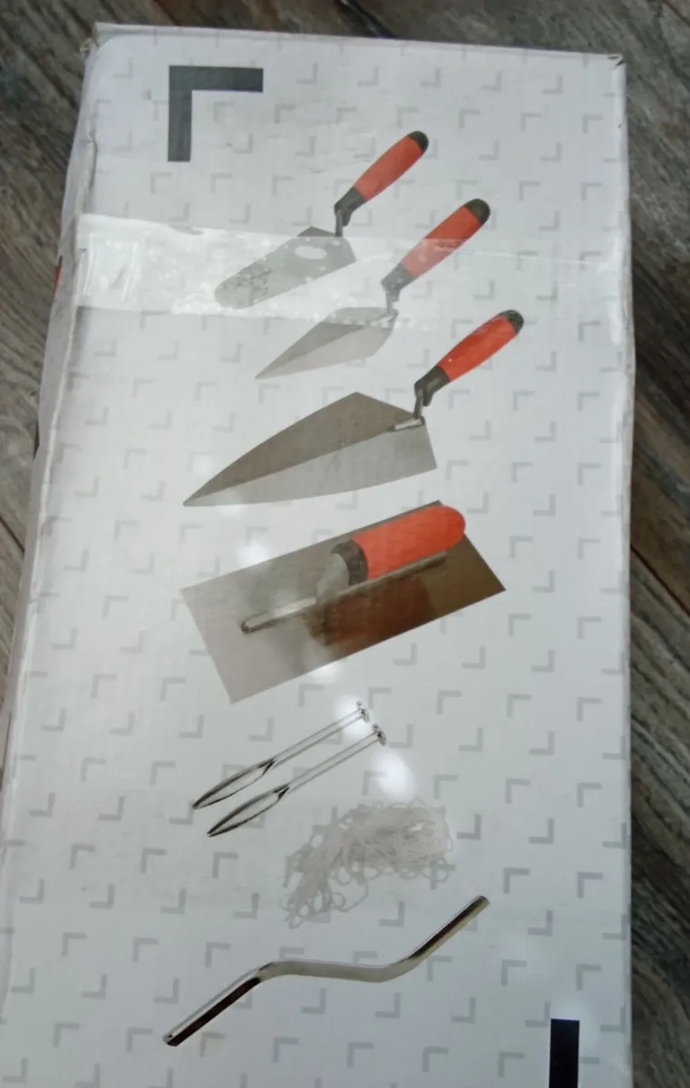Piece Brick Laying and Plastering Trowel Set. - Image 2
