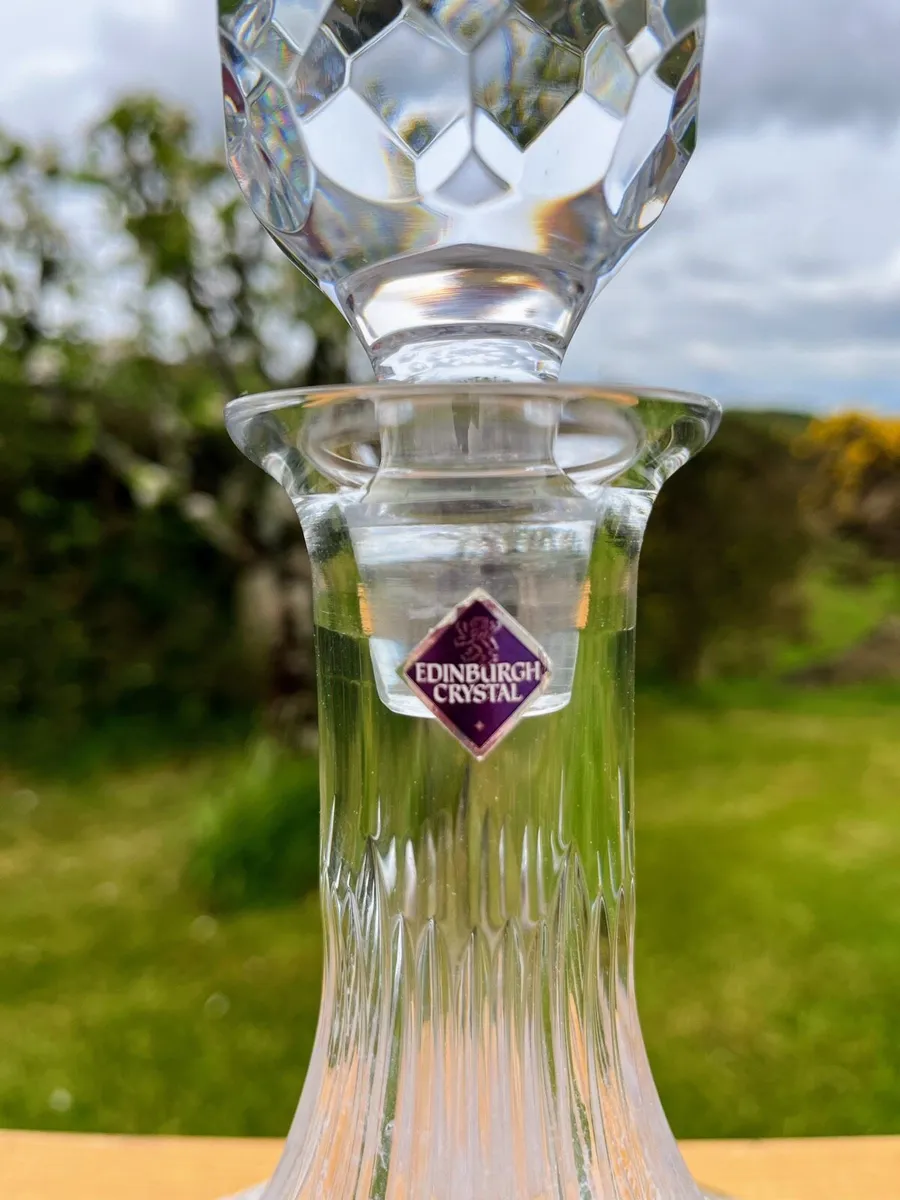 1990s Edinburgh Crystal Ships Decanter - Image 2