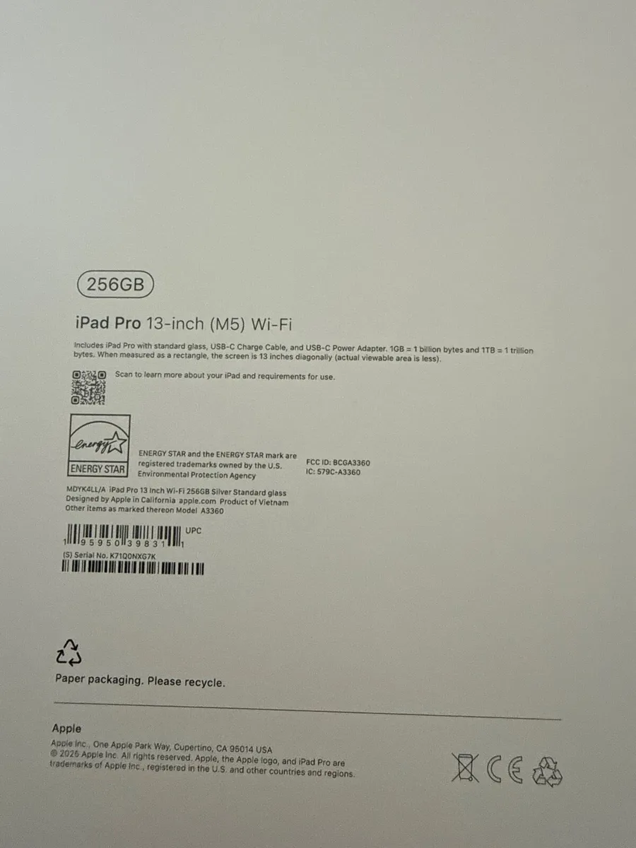 Ipad pro 13 inch M5 256GB - Image 2